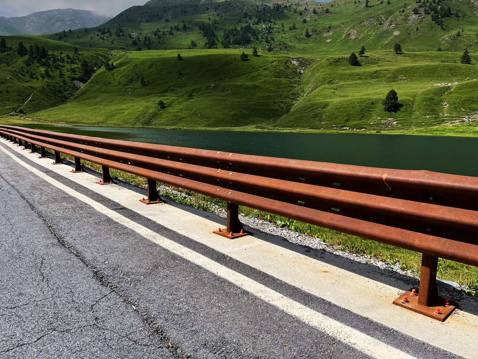 corten rail barriera stradale